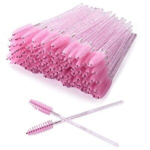 50 pc NWT eyelash extension brushes, mascara wands